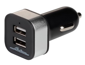 USB Адаптер автомобильный 2хUSB 2.1А в прикуриватель 12/24В