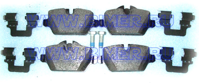 Колодки тормозные задние Е-81,87,90 (1,6-2,0л)