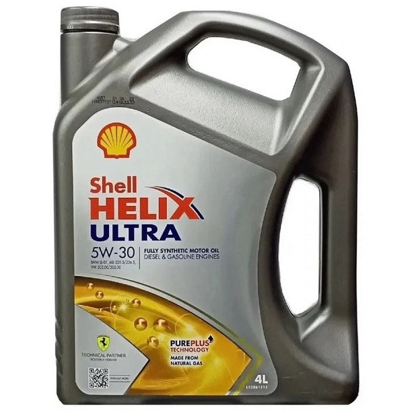 Масло мот. LL-01 (Бензин) SHELL Helix Ultra 5W-30, 4л.