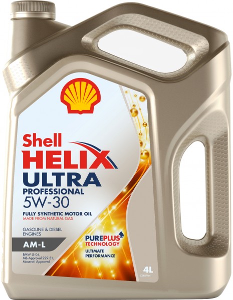 Масло мот. LL-04 (Дизель) SHELL Helix Ultra Pro AM-L 5W-30, 5л.