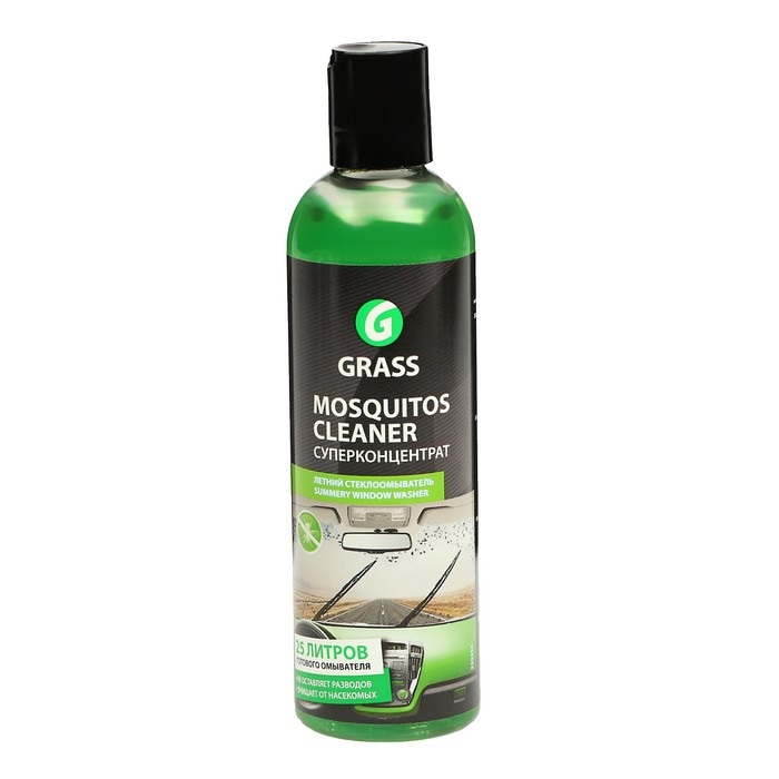 Летний стеклоомыватель "Mosquitos Cleaner" (суперконцентрат) (флакон 250 мл)