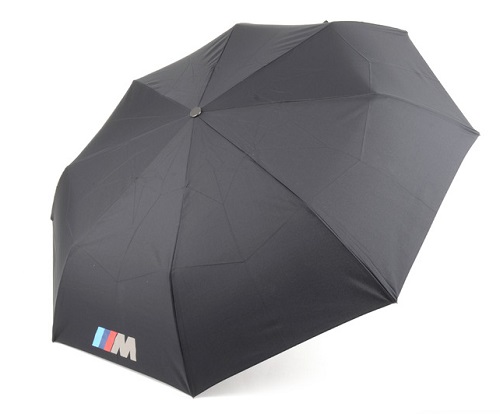 Складной зонт BMW M Folding Umbrella, Black (автомат)